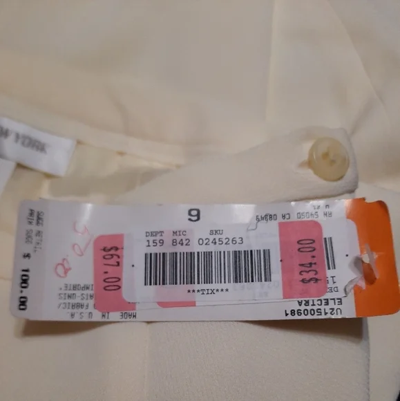 Jones New York Yellow Pencil Skirt Size 6 NWT - Picture 5 of 5